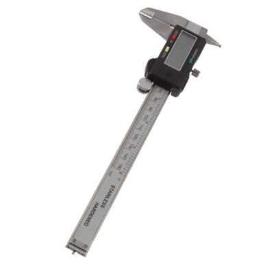 

150mm 15cm 6" Electronic Digital LCD Steel Vernier Caliper Gauge Micrometer