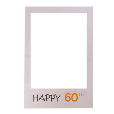 

1830405060th 21st 2018 Frame Photo Booth Props Happy Birthday Paper Party y