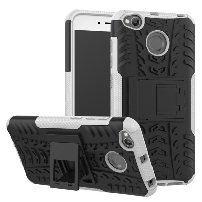 

Fivice Redmi 4X Case TPU anti-fall tire pattern back clip bracket phone case