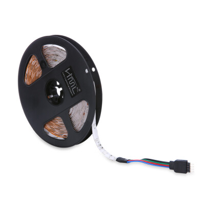 

HML 5M Waterproof 24W RGB 2835 SMD 300 LED Strip Light with IR 44 Keys Remote Control DC Adapter EU Plug