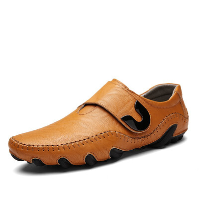 

Mens Shoes Casual Work Shoes Fashion Formal Shoes Genuine Leather Shoes For Men Can Add Cotton Black Brown Yellow Size 38-46