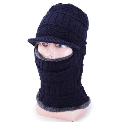 

Men Women Ski Mask Cap Knit Face Mask Winter Hunting Ear Warm Workout Hat