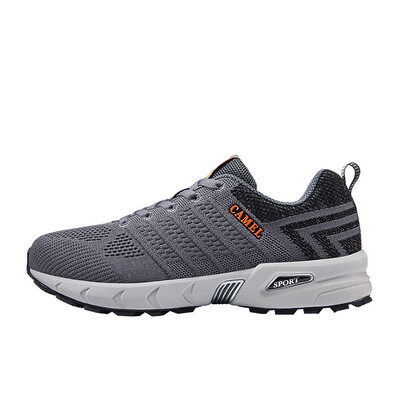 

Camel CAMEL camel sports shoes mens fashion lightweight breathable flying woven casual mens sports running shoes A832397955 dark gray black 38