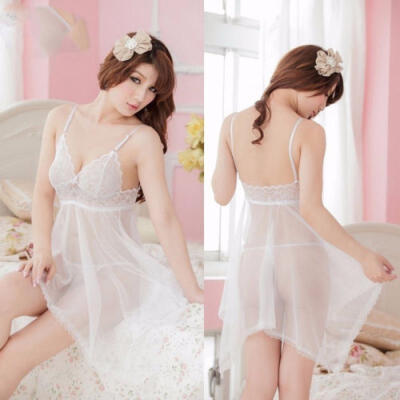 

Women Lace Sexy-Lingerie Nightwear Underwear G-string Babydoll Sleepwear Dress