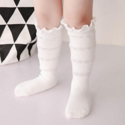 

Baby Toddlers Girls Knee High Socks Tights Leg Warmer Stockings For Age 0-12M