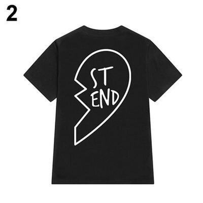 

Best Friend T-Shirt - ST-ENDBE-FRI Love Matching Shirts BFF Tee Tops -XXXL New