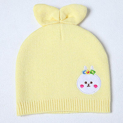 

Kids Soft Cap Warm Knitted Crochet Boys Girls Unisex Baby Cute Rabbit Beanie Hat