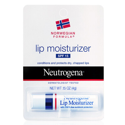 

Neutrogena skin care lip balm 4g no fragrance moisturizing lip balm imports lipstick SPF15