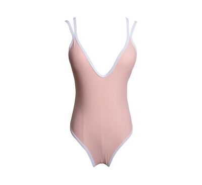 

Womens pink hot swimsuit one-piece swimsuit