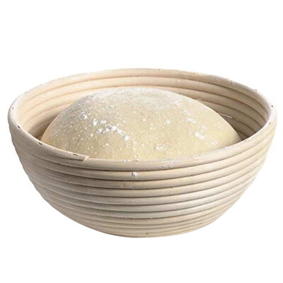 

UpperX 1 wood Proofing Basket bowl for Bread&Dough Best Round Mode-Round Basket Can Help for Sourdough Bread22cm Diameter