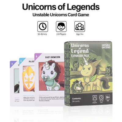 

Unicorns of Legends Unstable Unicorns Card Game Party Play Cards A Card Game for Kids Children