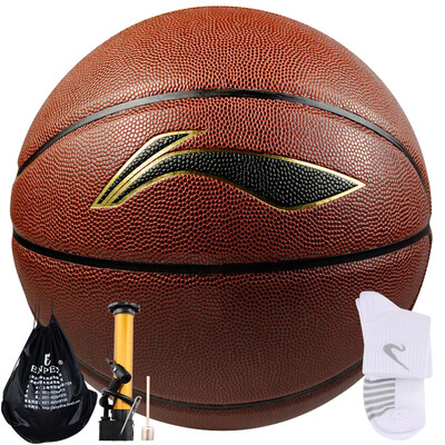 

Li Ning LI-NING CBA League designated with the ball PU material indoor&outdoor general match basketball LBQG030-P