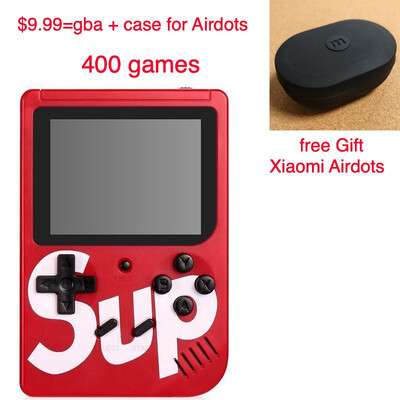 

999 Get Gameboy airdots case Retro Portable Mini Handheld Game Console 8Bit 30 Inch Color LCD Game Player Built-in 400 game