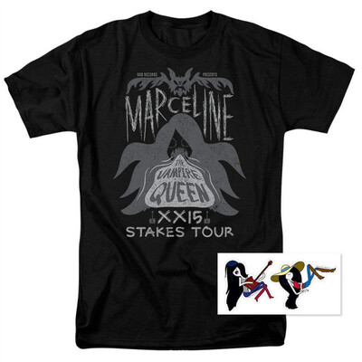 

Adventure Time Marceline Concert Cartoon Network T Shirt & Stickers
