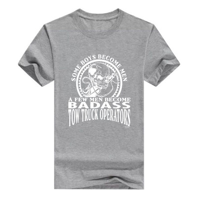 

Created Equal A Few Men Become Tow Truck Operators Mens T-Shirt
