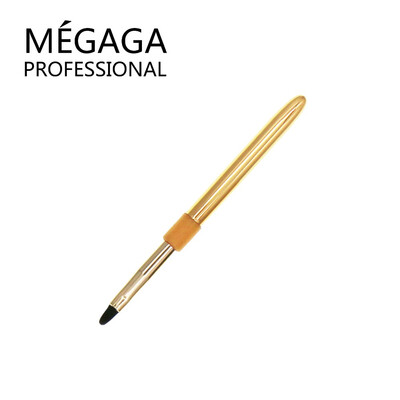 

MEGAGA Set Of 8 Professional Makeup Brush Lip Brush Light Gold