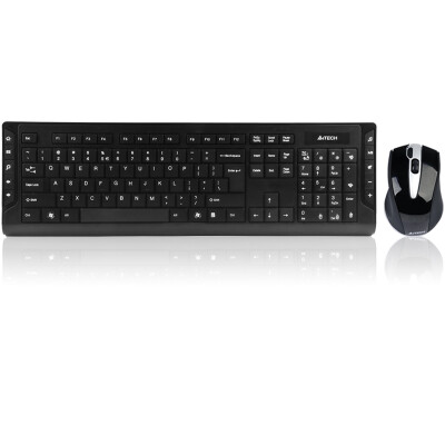 

Shuangfeiyan (A4TECH) 6300F Wireless Mouse Keyboard Set Wireless Keyboard Mouse Set Wireless Keyboard Set Multimedia Keyboard Computer Keyboard Notebook Keyboard Black