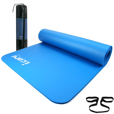 

JOEREX YOEREX Yoga mats beginners sports cushions 10mm thickening widening non-slip fitness mat JBD50551 blue