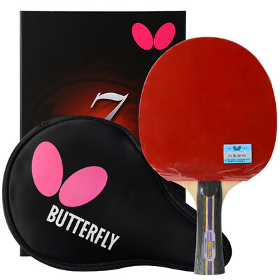 

Butterfly (Butterfly) 7-звездные ракетки для настольного тенниса двухсторонняя анти-углеродистая базовая пластина импортирует наборы пластиковой доски для настольного тенниса 703 горизонтальный битый одиночный выстрел