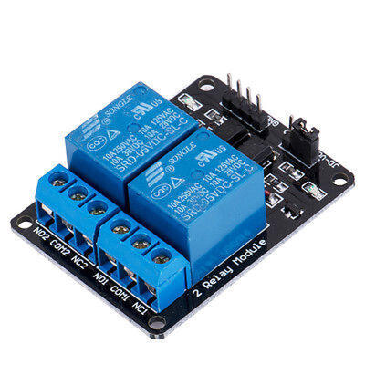 

5V Two 2 Channel Relay Module With optocoupler For PIC AVR DSP ARM Arduino GV