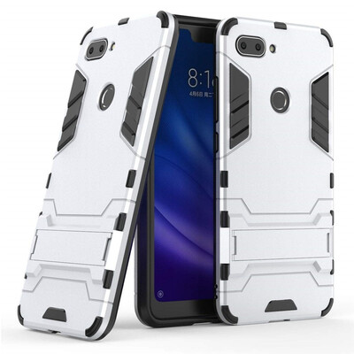 

Case for Xiaomi Mi 8 Lite 626 inch 2 in 1 Shockproof with Kickstand Feature Hybrid Dual Layer Armor Protective Cover