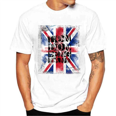 

2018 World Cup Men Plus Size Flag Print Tees Cotton T Shirt Blouse Tops