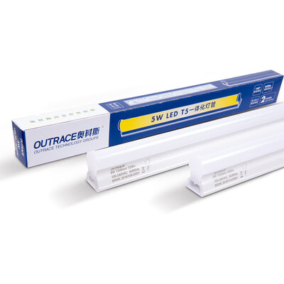 

Jingdong Supermarket Odys OUTRACE led T5 integrated lamp 12 m 16W white light with shadowless bracket