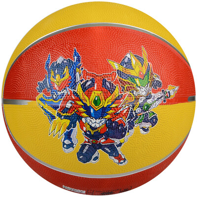 

Lok Enpex Middle School Student Training with Ball Armor Warrior No 7 Rubber Basketball KJ-207 Colors Random