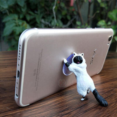 

Universal Cute Cat Cell Phone Holder Tablets Desk Car Stand Mount Sucker Bracket