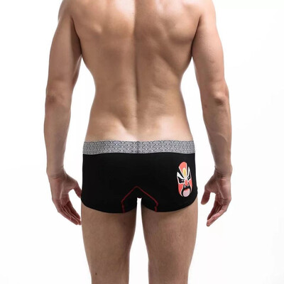 

Aa-shop Underwear Male Men China Style 1PCS Cotton Homme Boxer Cotton Cueca Calvin Kilot Gift