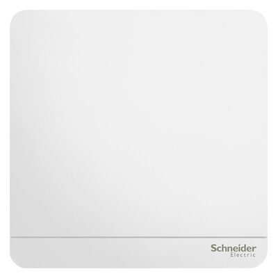 

Schneider switch socket panel blank panel cover still series mirror porcelain white