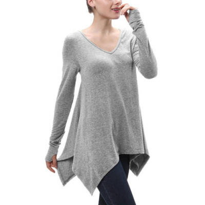 

Fashion Women Ladies Loose Casual Long Sleeve T-Shirt Cotton Blouse Tops T-Shirt