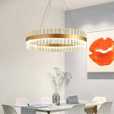 

Baycheer HL487578 Accent Lights Wrought Iron 1969" Wide Clear Crystal Round Chandelier LED Ambinet Warm Light