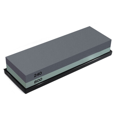 

UpperX Whetstone 2-IN-1 Sharpening Stone 240800 Grit Waterstone Knife Sharpener Rubber Stone Holder Included