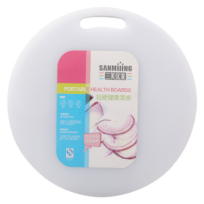 

Sanmei excellent round healthy plastic cutting board cutting board 6117 φ34cm 08cm