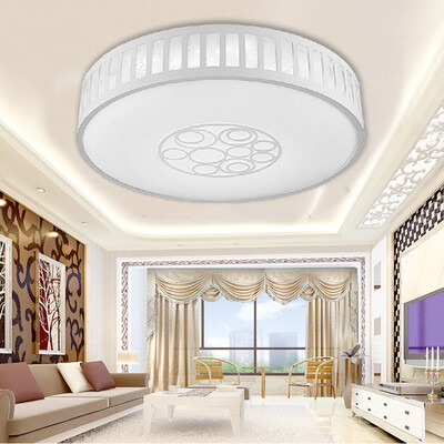 

Jingdong Supermarket NVC lighting NVC ceiling lamp living room lamp bedroom lamp Led lamp can be divided control aluminum lamp round three-color adjustable 18W3000K 6500K