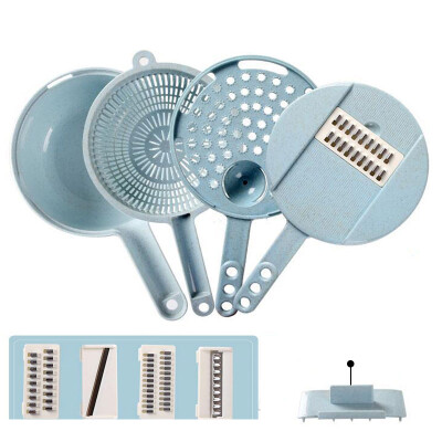 

UpperX Mandoline Slicers Manual food Slicer With Egg divider Colander Carrot Potato Onion Grater 3 in 1 Vegetable Cutter
