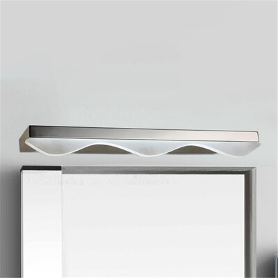 

Baycheer HL488535 43CM Wavy White Light Champagne Acrylic Modern Simple LED Mirror Front Light