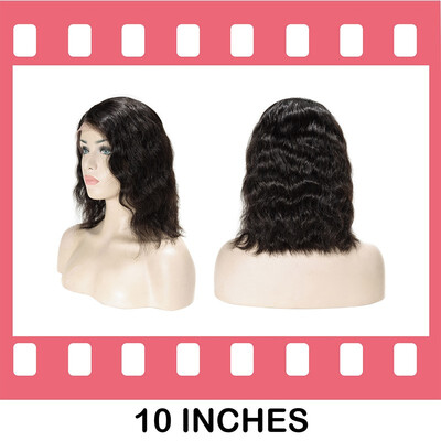 

Human Hair Short Wigs Curly Natural Wavy for Women Brazilian Virgin Hair Short Bob Curly Human Hair Lace Front Wigs with Baby Hair