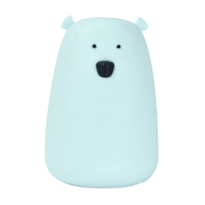 

Silicone Night Lamp Colorful Light Pat Night Lamp Large White Bear