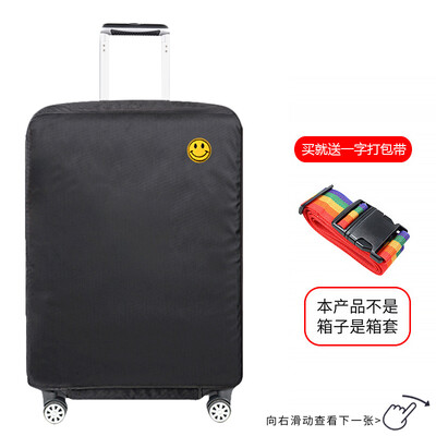 

Banzhini box cover 22 inch trolley case travel case protective cover Oxford cloth luggage cover dustproof rain cover thick wear-resistant shipping box cover bla