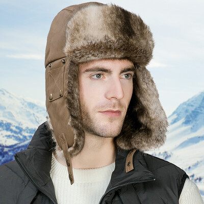 

Siggi AA99711 hat men&women autumn&winter Lei Feng hat fashion wild earmuffs thick warm ski cap gray 60CM