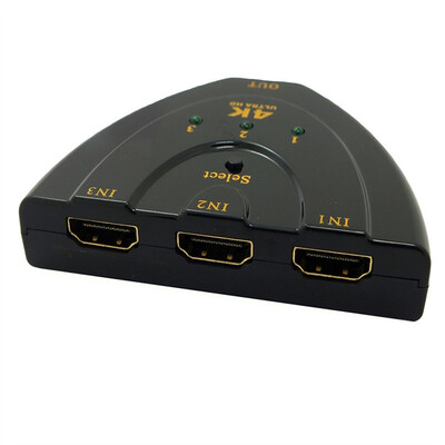 

4K x 2K HDMI Switch 14b 4K Switcher HDMI Splitter 3 in 1 out Port Hub