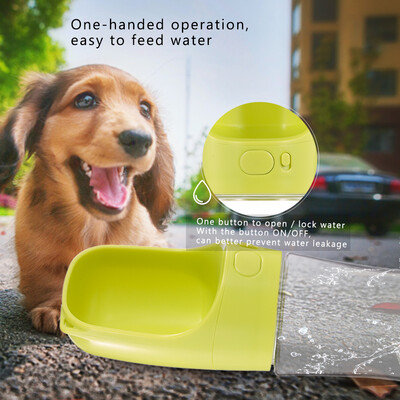 

Dog Water Bottle Leak Proof Portable Puppy Water Dispenser with Drinking Feeder for Pets Outdoor Walking Hiking Travelling