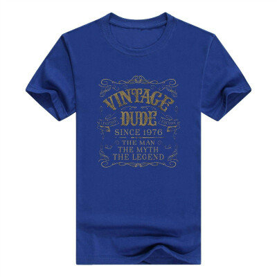 

42nd Birthday Shirt Vintage Dude 1976 Birthday Gift Tshirt