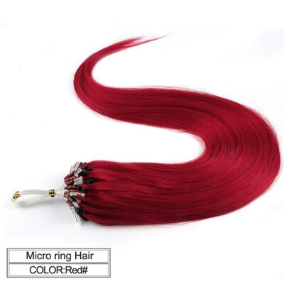 

Amazing Star Brazilian Virgin Hair Straight Micro Loop Hair Extensions Good Quality Human Hair Weave Cheap Price 18 Inches