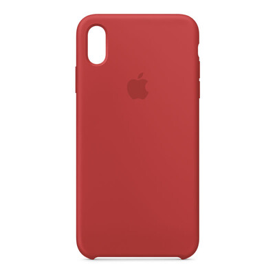 

Apple iPhone  Max Silicone Case Mobile Phone Case Red