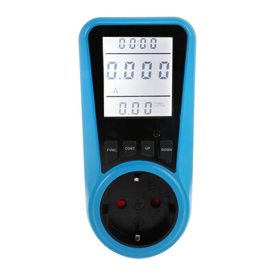 

Digital Power Meter Energy Meter Plug-in Socket Electric Monitor Meter LCD Socket Household Measuring Socket Analyzer