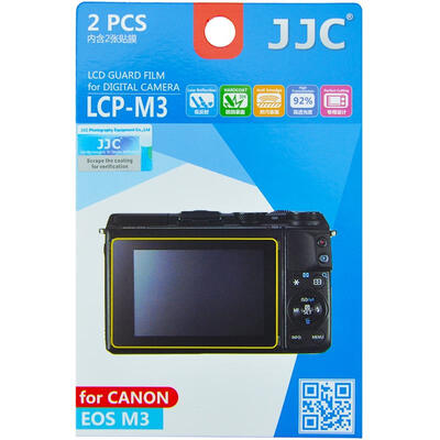 

JJC LCP-M3 Canon EOS M3 одной камеры микро фильм, посвященный экран защитную пленку с высокой проницаемостью экран царапинам защитная пленка рукав 2