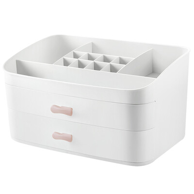 

40000 km cosmetic storage box multi-layer drawer skin care products rack dressing table jewelry dust-proof finishing box storage box SWJ3002 white